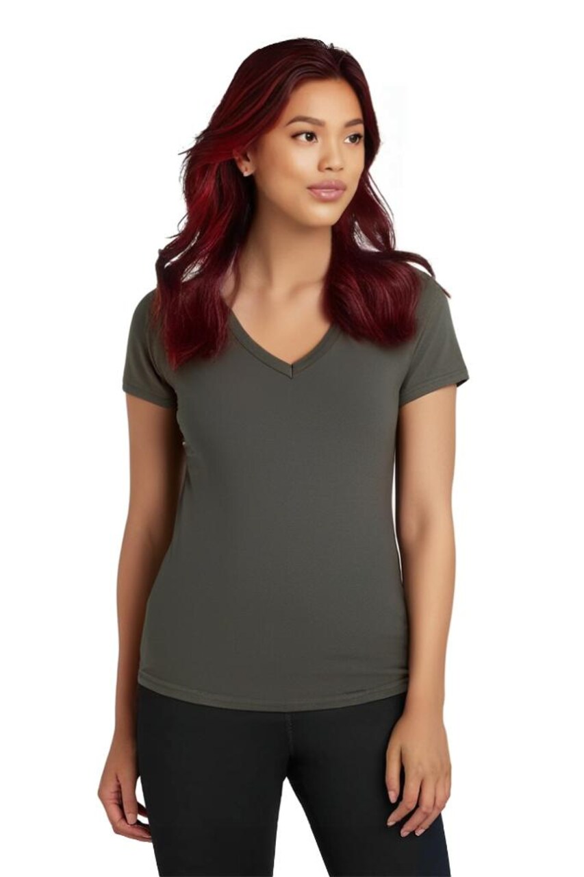 Gildan® Women’s Heavy Cotton V-Neck Blank Craft T-Shirt – Cricut & Paint Ready